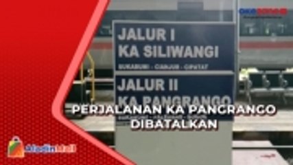 Video herunterladen: Perjalanan KA Pangrango Dibatalkan, Longsor Timbun Perlintasan Kereta Api di Bogor