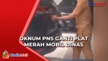 Viral, Oknum PNS Ganti Plat Merah Mobil Dinas ke Plat Hitam