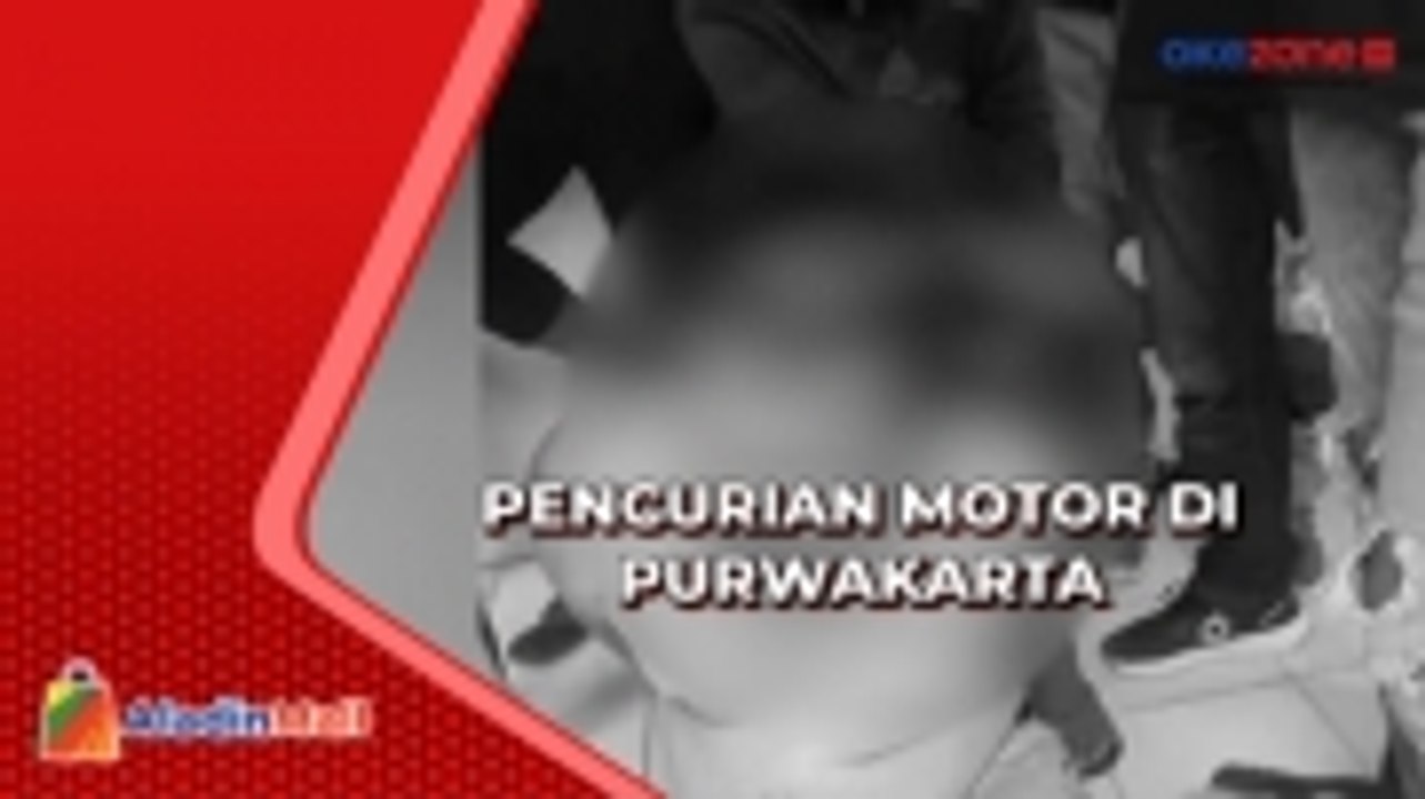 Pencuri Motor Babak Belur Dihajar Warga di Purwakarta