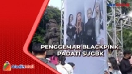 Jelang Konser, Ratusan Penggemar Blackpink Padati SUGBK
