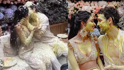 Alanna Panday Fiance को Haldi Ceremony में Kiss Video, Family के साथ Inside Celebration