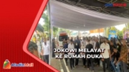 Jokowi Ditemani Iriana Melayat ke Rumah Duka Istri Moeldoko