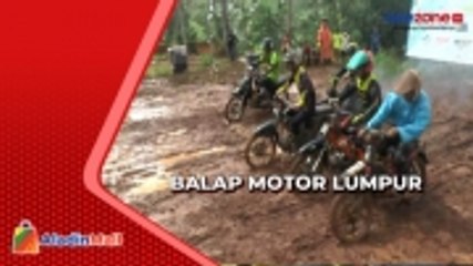 Serunya Balap Motor Lumpur di Jepara