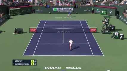 Indian Wells - Medvedev écarte Davidovich Fokina et file en demie