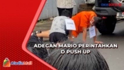 Adegan Rekonstruksi Mario Dandy Menyuruh Korban D Push Up 50 Kali
