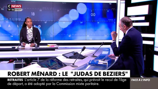 Invité hier soir sur CNews, Eric Zemmour flingue le maire de Béziers Robert Ménard : C'est ce que l'on appelle un traitre... C'est le Judas de Béziers !