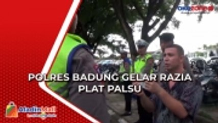 Polres Badung Gelar Razia Plat Palsu, Sejumlah Bule Berkelit Tidak Bisa Bahasa Inggris