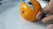 an amazing idea.orange candle ️. how to make diy orange fruit candle.