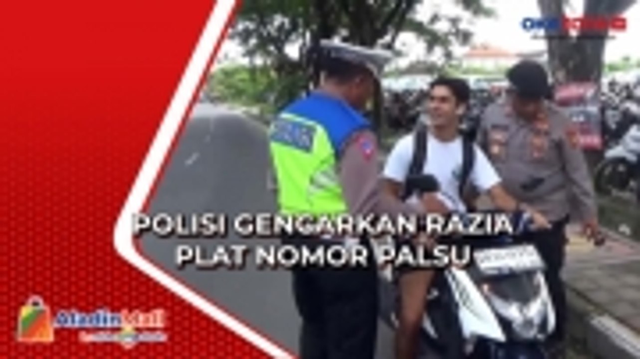 Polres Badung Gencarkan Razia Plat Nomor Palsu di Kawasan Wisata