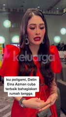 ” Dah buat yang terbaik, dia nak makan luar jugak..” muka macam tahan kesedihan… Suara terketar2.. Datin Eina Azman Akhirnya dedah pasal poligami..