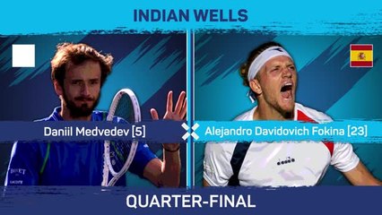 Download Video: Medvedev overcomes ankle issues to make Indian Wells semis