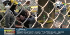 Familiares de mineros colombianos atrapados esperan que sean encontrados con vida