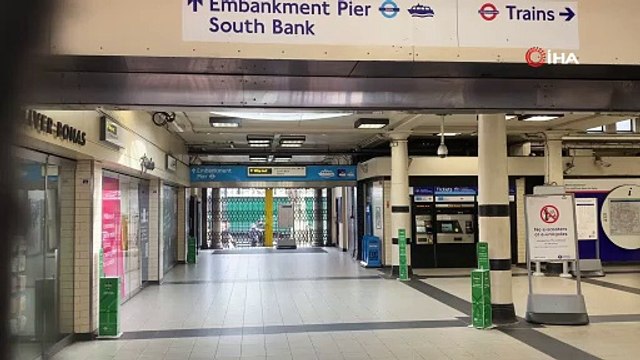 İngiltere'de demir yolu çalışanları greve gitti, istasyonlar boş kaldı