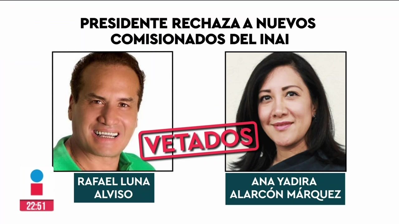 López Obrador vetó designación de nuevos comisionados del INAI