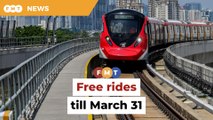 Free rides on Putrajaya MRT till March 31