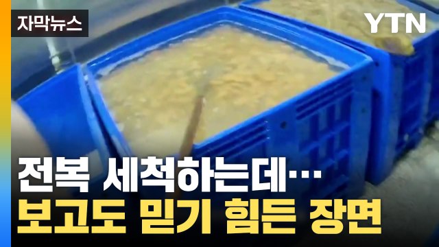 [자막뉴스] 전복 세척 영상 봤더니...'의식 불명 유발' 살균제 떡하니? / YTN
