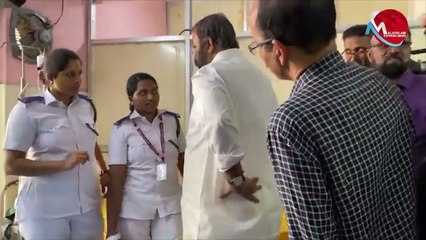 ഇത് സ്കൂളല്ല ആശുപത്രിയാണ് : ശിവൻ കുട്ടിയുടെ മിന്നൽ സന്ദർശനം