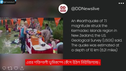 New Zealand Earthquake: শক্তিশালী ভূমিকম্প, সুনামি সতর্কতা