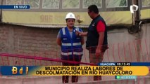 Huachipa: MML realiza labores de descolmatación en río Huaycoloro