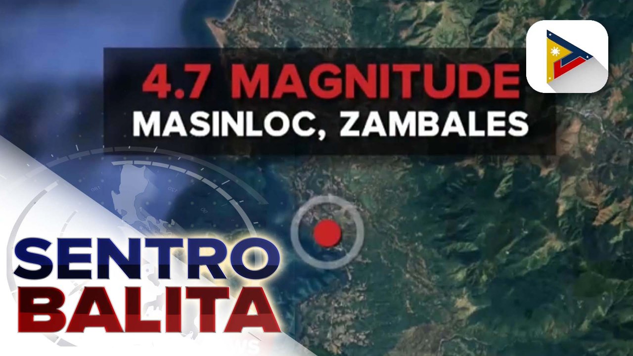 Zambales, niyanig ng magnitude 4.7 na lindol