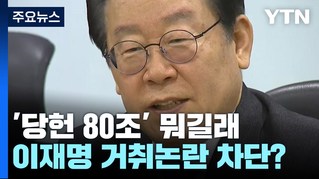 "이렇게 아부를 해서..." 민주당 '당헌 80조' 대체 뭐길래? / YTN