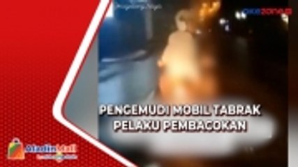 Keberanian Pengemudi Mobil yg Tabrak Pelaku Pembacokan di Magelang Dipuji Netizen