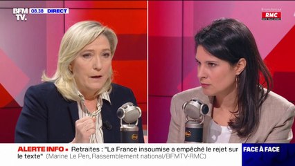 Marine Le Pen: "LR se comporte extrêmement mal à l'égard des Français dans cette réforme des retraites"