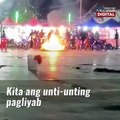Lantern na may lamang paputok, bumagsak at sumabog | GMA News Feed