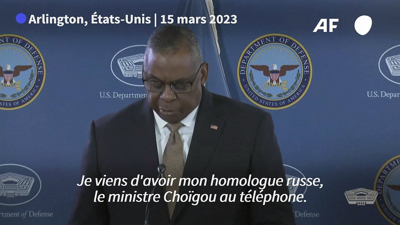 Drone en mer Noire: Washington continuera à voler "là où le permet le droit international"