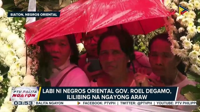 Labi ni Negros Oriental Gov. Roel Degamo, ililibing na ngayong araw