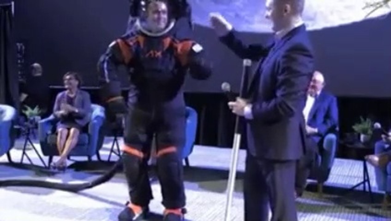 NASA Unveils New Spacesuit for Moon Surface Mission