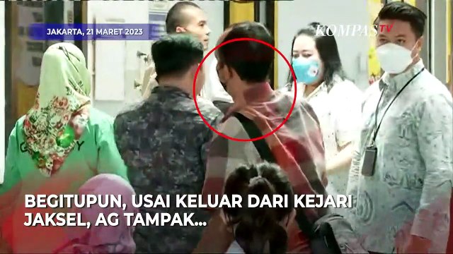 Penampakan AG Kekasih Mario Dandy saat Penyerahan Berkas Perkara ke Kejari Jaksel