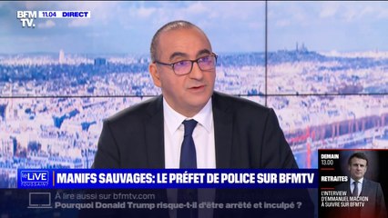 Laurent Nuñez: "2000 personnes se sont réunies en petits groupes très mobiles hier à Paris"