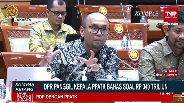 Komisi III DPR Pertanyakan Analisis PPATK soal Temuan Transaksi Rp349 Triliun!