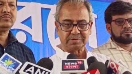 বীরভূম: শহীদ বেদীতে মাল্যদান দিতে বাধা বিধায়ক আশীষ ব্যানার্জিকে