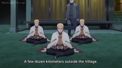 Naruto Uses Sage Mode To Save Boruto and Kawaki