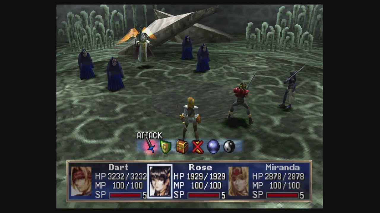 Legend of Dragoon (PS1) Magician Faust Battle