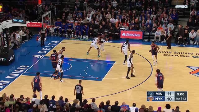 Randle's 57 points not enough as the Knicks lose to the Timberwolves