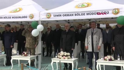 İZMİR'DE DEPREM ŞEHİTLERİ İÇİN 4 BİN FİDAN DİKTİLER