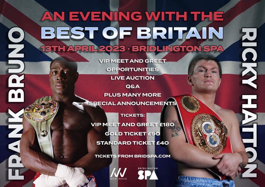 Best of Britain an evening with Frank Bruno and Ricky Hatton