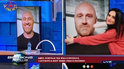 Amici, scintille tra Wax e Piccolo G,  l'attacco a Rudy Zerbi: cosa è successo