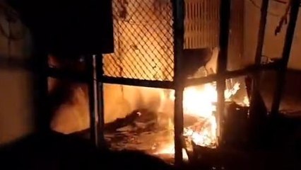 बड़ा हादसा टला: अस्पताल में आगजनी की घटना, मरीज बचे तो सामान जला