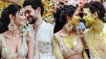 Ananya shines bright in shimmery lehenga at cousin Alanna's sangeet ceremony