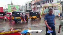 Heavy Rain Lashes Srisailam _ Weather Updates _ V6 News