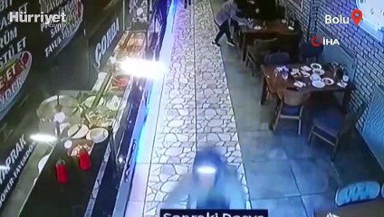 Bolu'da 4.8'lik deprem anı kamerada