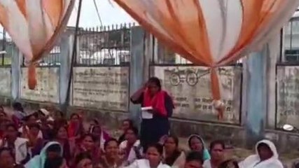 सिंगरौली: स्वास्थ विभाग में कार्यरत आशा कार्यकर्ताओ का अनिश्चित कालीन धारना प्रदर्शन जारी