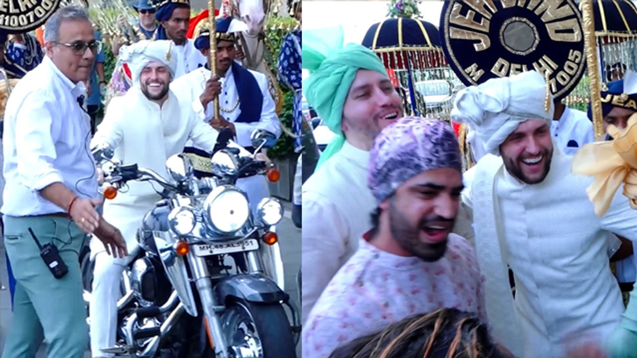 Alanna Panday Wedding पर Husband Ivor Mccray Baraat में Dance करते FULL VIDEO | Boldsky