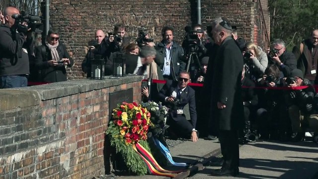 Scholz und Netanjahu besuchen Gedenkstätte Gleis 17 in Berlin