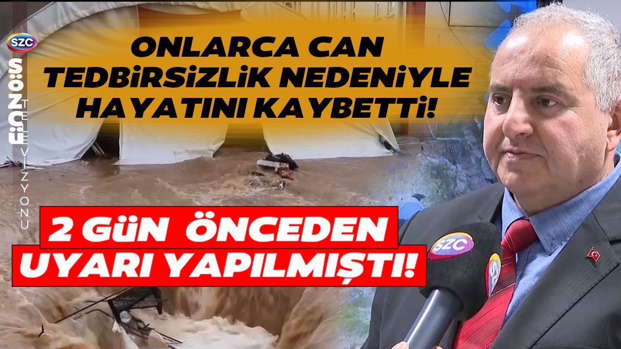 Deprem Bölgesinde Bu Kez de Tedbirsizlik Can Aldı! Sel Felaketi Göz Göre Göre Geldi