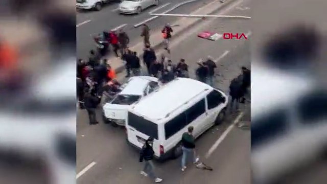 5 araç birbirine girdi: 1 ölü 2 yaralı